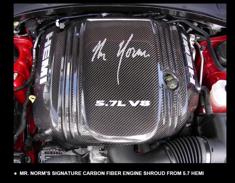 Mr. Norm’s Carbon Fiber 5.7L Hemi Engine Cover